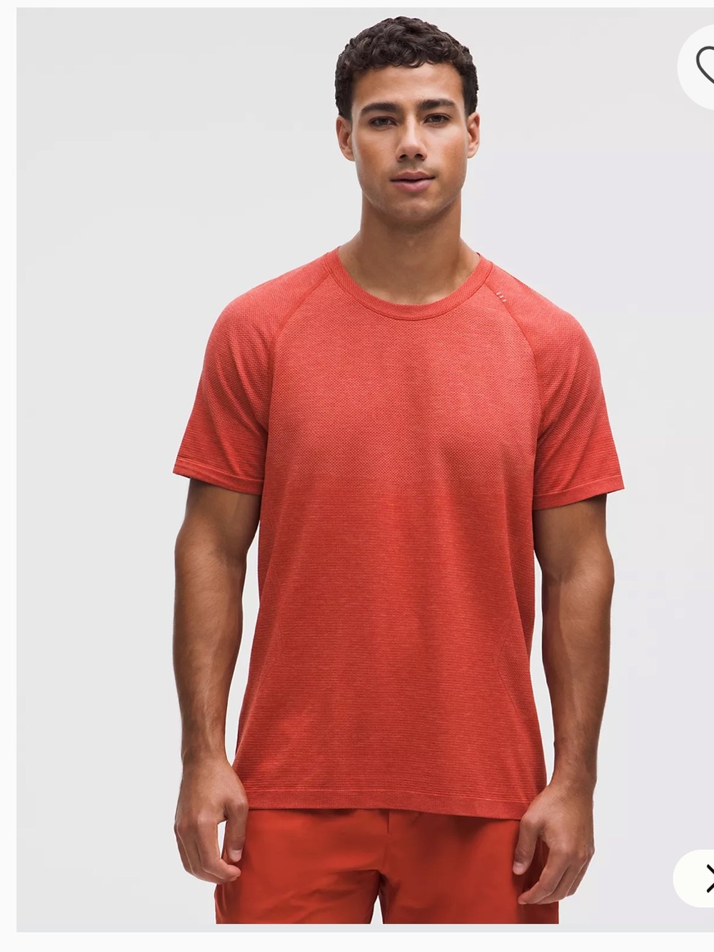 Lululemon Rustic Coral Metal Vent Shirt